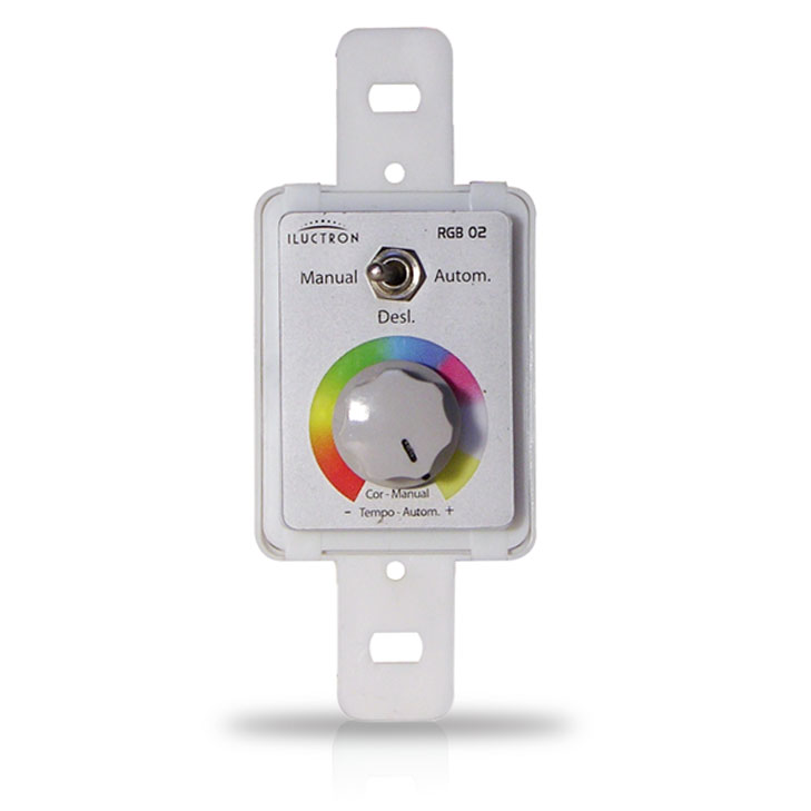 Controle RGB02 Embutir (Acessórios LED) - Iluctron LED Technology