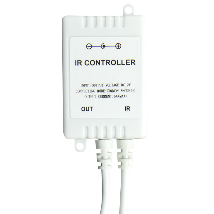 Módulo para Controle Remoto RGB por Infra Vermelho (Acessórios LED) - Iluctron LED Technology