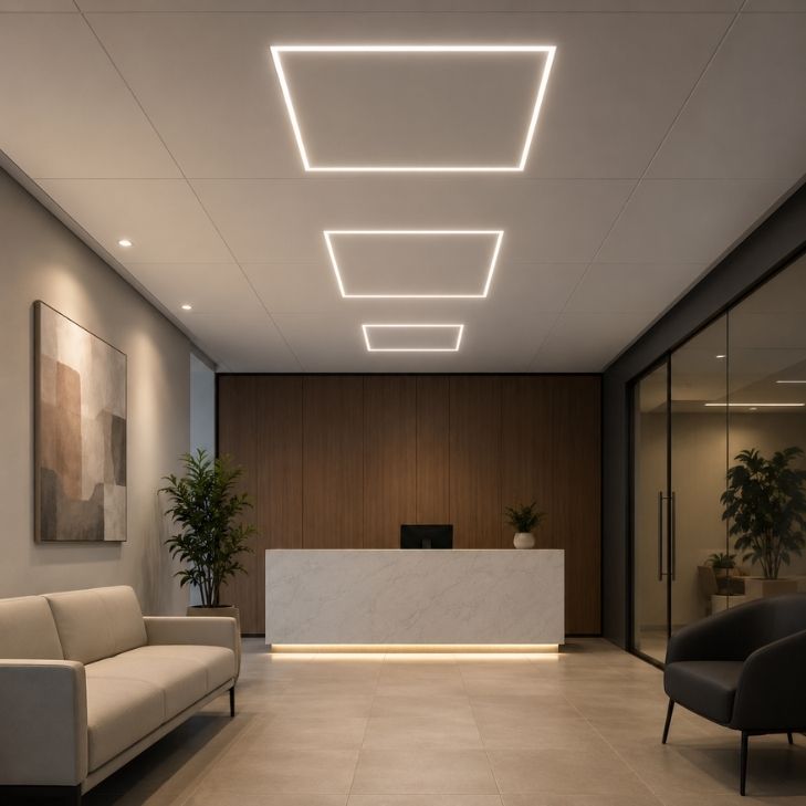 Painel LED Linear (Linha Painel LED) - Iluctron LED Technology